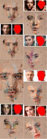 DesignOptimal GraphicRiver Modern Art Photoshop Action 30602233