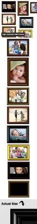 DesignOptimal Photo Frames PSD Templates Collection