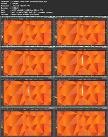 FreeCourseWeb Digital Studio 5 Create Polygonal Patterns in Adobe Illustrator