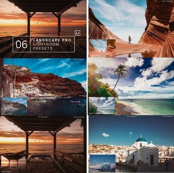 DesignOptimal 6 Landscape Pro Lightroom Presets Mobile