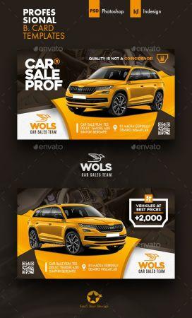 DesignOptimal GraphicRiver Car Sales Business Card Templates 28250549