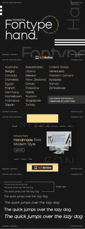 DesignOptimal Fontype Hand Font