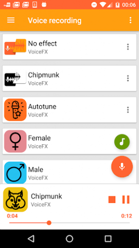 VoiceFX Voice Changer with v v1 2 2b google Premium Mod Apk