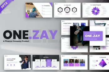 DesignOptimal One Zay Finance Powerpoint Presentation Template
