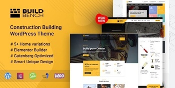 DesignOptimal ThemeForest Construction Building WordPress Theme Buildbench v1 9 23577469