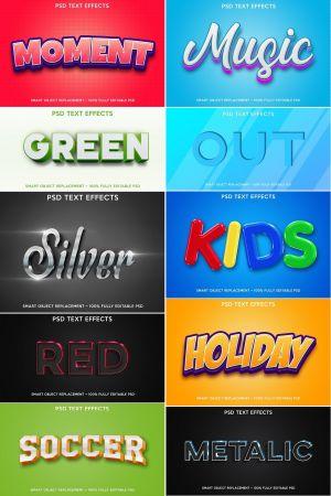 DesignOptimal Psd Editable Text Effect Style Template 11