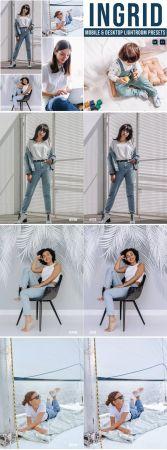 DesignOptimal Ingrid Mobile and Desktop Lightroom Presets
