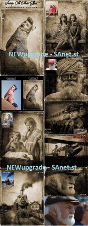DesignOptimal Vintage Old Photo Effect Photoshop Action 24987335