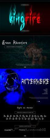 DesignOptimal Kingfire Display Font