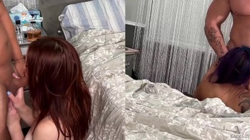 OnlyFans 22 05 11 Katie Lin And RedHeadBigBooty Famous Fit TikTok Foursome XXX 1080p MP4 XXX XC