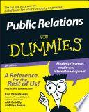 Public Relations For Dummies 2nd Edition by Eric Yaverbaum PDF
