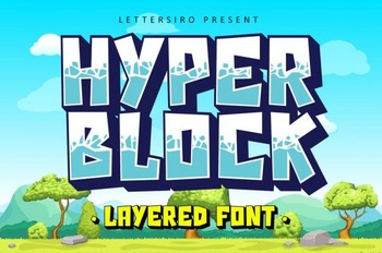 DesignOptimal Hyper Block Font