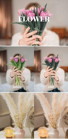 DesignOptimal Flower Lightroom Presets Dekstop and Mobile