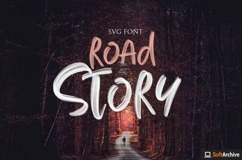 DesignOptimal ROAD STORY SVG Font