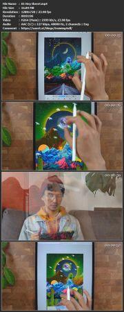 Create a Surrealism in Procreate Find Your Transcendental Mountains DevCourseWeb