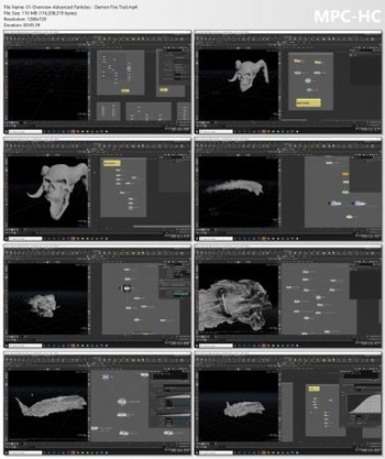 CGCircuit Advanced Particles 2 Demon Fire Trails