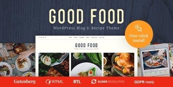 DesignOptimal ThemeForest Good Food v1 1 0 Recipe Magazine Cooking Blogging Theme 20481850