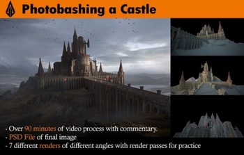 FreeCourseWeb Gumroad Castle Photobashing and Matte Painting Techniques