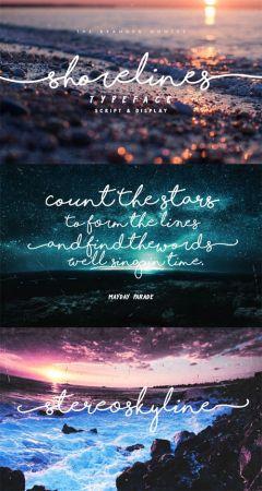 DesignOptimal Shorelines Script Typeface