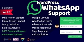 DesignOptimal CodeCanyon WordPress WhatsApp Support v2 0 2 20963962 NULLED