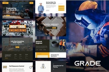 DesignOptimal ThemeForest Grade v1 2 0 Engineering Industrial Template Kit 26422493