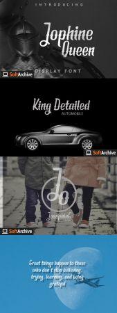 DesignOptimal Jophine Queen Font