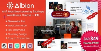 DesignOptimal ThemeForest Albion v2 2 0 Machine Learning AI WordPress Theme 24914922