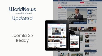 DesignOptimal SmartAddons SJ WorldNews v3 9 6 Joomla Template for News magazine