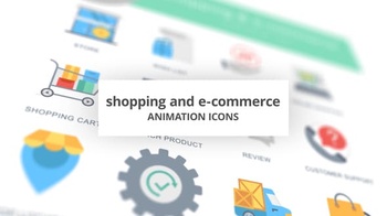 DesignOptimal Videohive Shopping and E Commerce Animation Icons 26635138