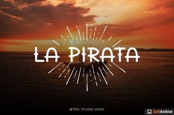 DesignOptimal La Pirata pirate font