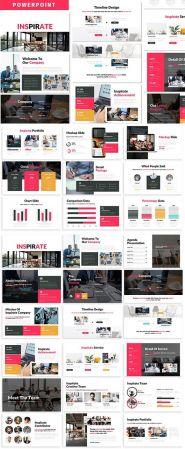 DesignOptimal Inspirate Business Powerpoint Keynote and Google Slide Template