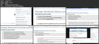 Udemy MO 201 MOS Expert Excel 2019 exam