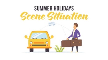 DesignOptimal Videohive Summer holidays Scene Situation 27597117