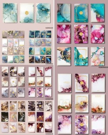 DesignOptimal Liquid Marble Gold Background for Flyer Business card Brochure and Poster vol 6