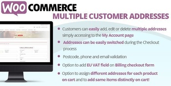 DesignOptimal CodeCanyon WooCommerce Multiple Customer Addresses v18 3 16127030 NULLED