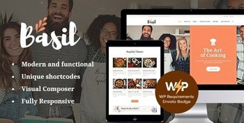 DesignOptimal ThemeForest Basil v1 3 1 Cooking Classes and Workshops WordPress Theme 19324784
