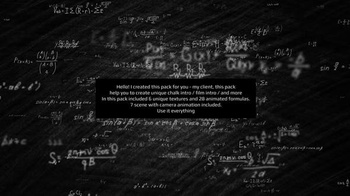 DesignOptimal Videohive Science Chalk Hand Drawing Pack 29030576