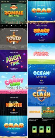 DesignOptimal Mobile Game Text Effects vol 1 23376785
