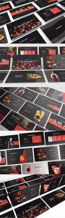 DesignOptimal Pub Bar Powerpoint Keynote and Google Slide Template