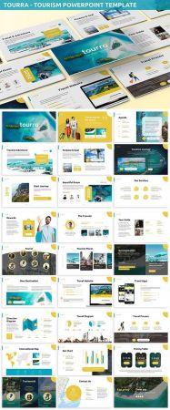 DesignOptimal Toura Tourism Powerpoint Template