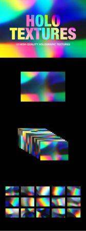 DesignOptimal CreativeMarket Holographic Foil Gradient Textures 4061718