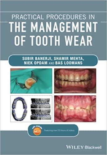 Practical Procedures in the Management of Tooth Wear 1st Edition