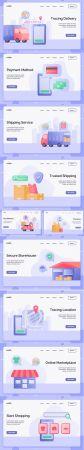 DesignOptimal Website Template Landing Home Page Set