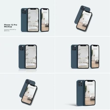 DesignOptimal Phone 12 Pro Mockup Vol 01