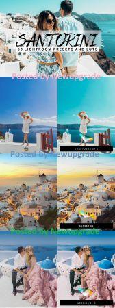 DesignOptimal Creativemarket 50 Santorini Lightroom Presets LUTs 4532579