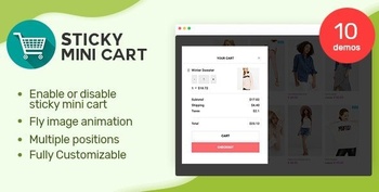 DesignOptimal CodeCanyon Sticky Mini Cart For WooCommerce v1 0 6 26385645