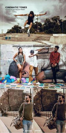 DesignOptimal Cinematic Tones Effect Action Lightroom Preset