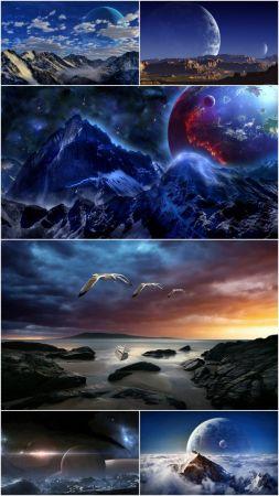DesignOptimal Sci Fi Landscape Pack 18