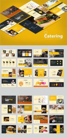 DesignOptimal Catering PowerPoint Keynote Google Slides Template