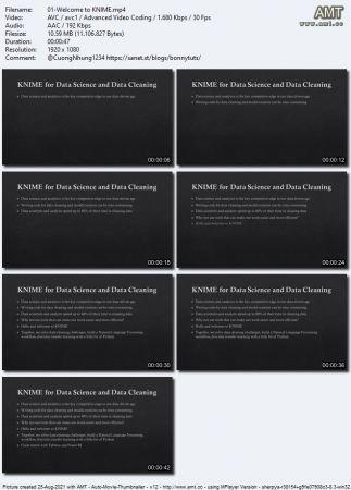 Udemy KNIME for Data Science and Data Cleaning